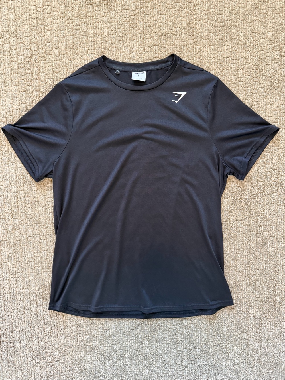 Men’s Gymshark Black Short Sleeve Training Tee
